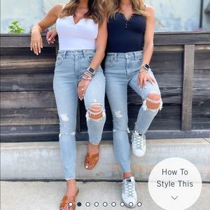 Abercrombie High Rise Skinny